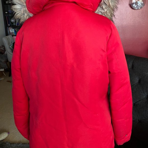 Down and feather long winter coat :-) - Picture 4 of 6